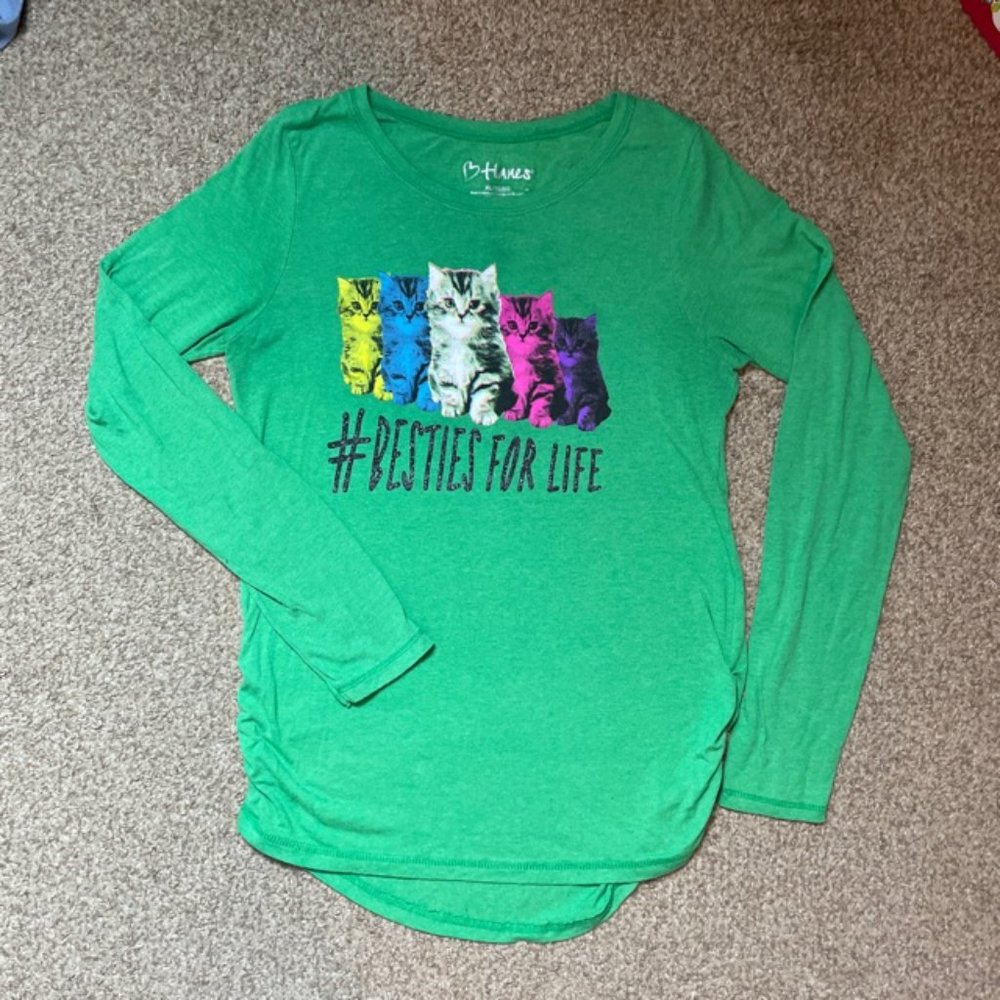 Kids Long Sleeve Cats T-Shirt